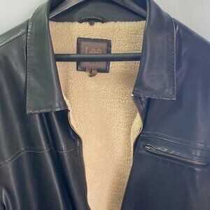 Lee Dungarees Leather insulated Coat